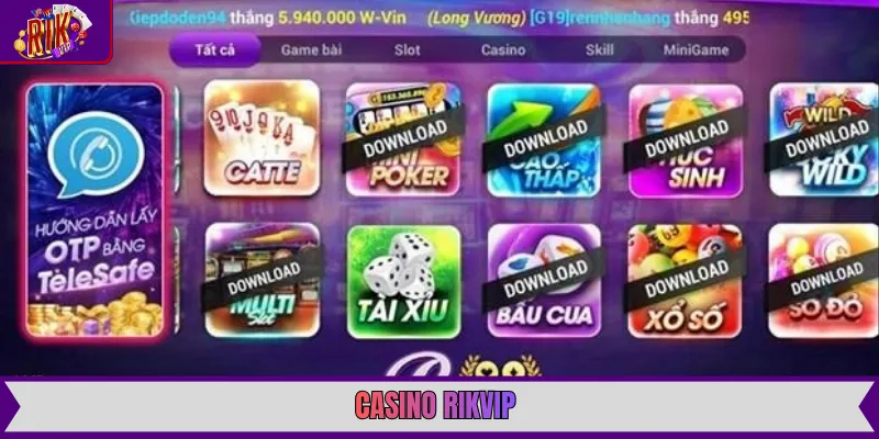 Casino Rikvip với giao diện bàn chơi Baccarat sang trọng và dàn Dealer quyến rũ